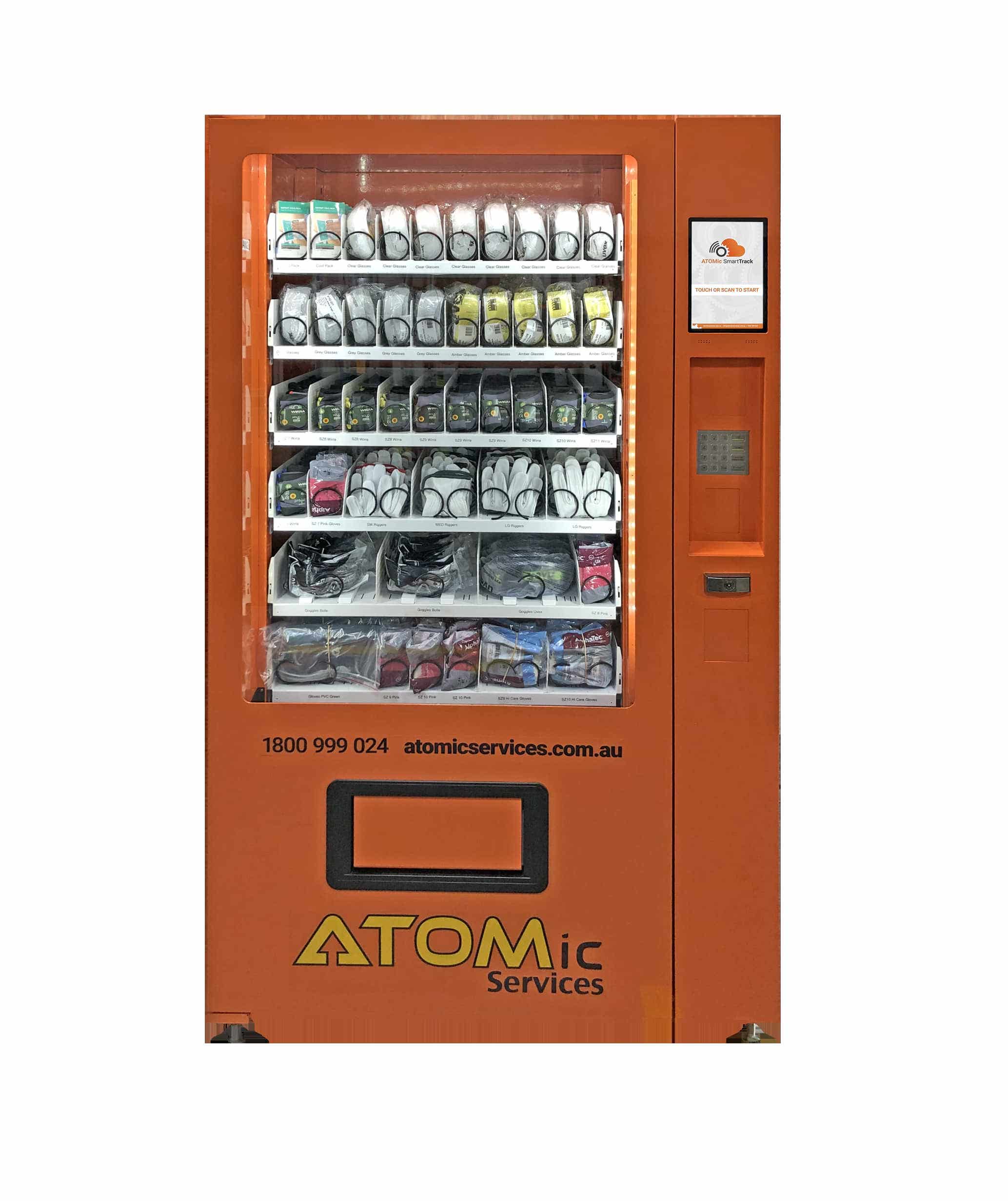 ATOMic Services Edge500 Coil Vending Machine